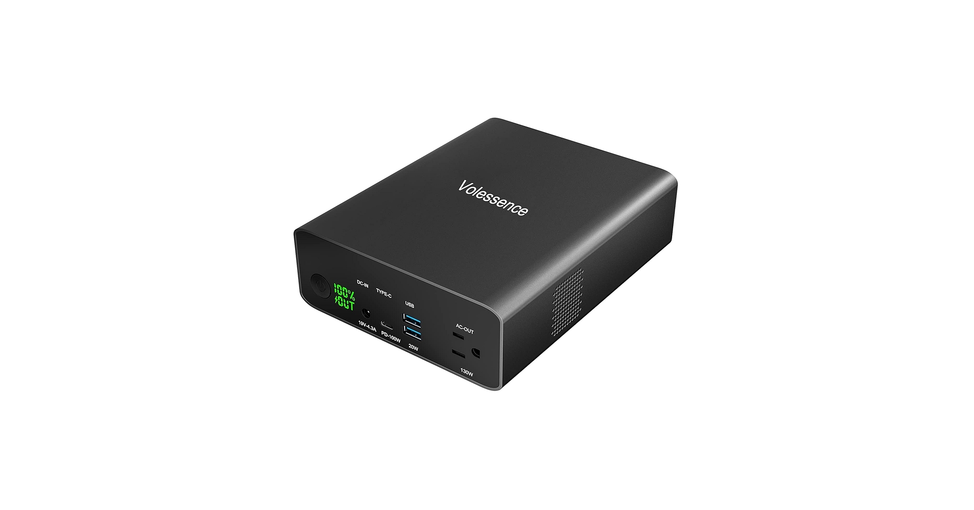 Volessence ポータブル電源 80000mAh/296Wh AC出力対応 Amazon.com: Portable Power Bank with AC Outlet 130W